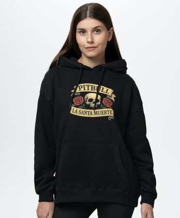 Damska bluza PIT BULL LA SANTA MUERTE WMN czarna kaptur
