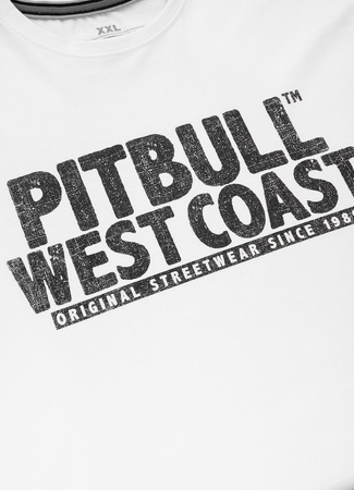 T-shirt PIT BULL MUGSHOT 2 biały