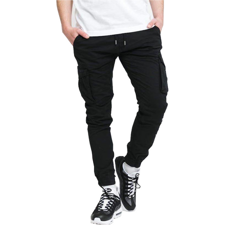 Spodnie ALPHA INDUSTRIES COTTON TWILL JOGGER czarne 116202 03