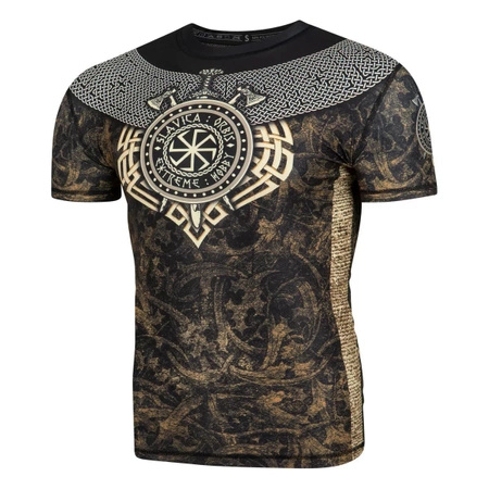 Short sleeve rashguard EXTREME HOBBY SLAVICA ORBIS moro