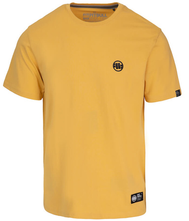 T-shirt PIT BULL SMALL LOGO 25 żółty (pale yellow)