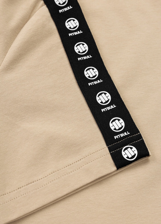 T-shirt damski PIT BULL TAPE NUGGET WMN beżowy (pale sand)