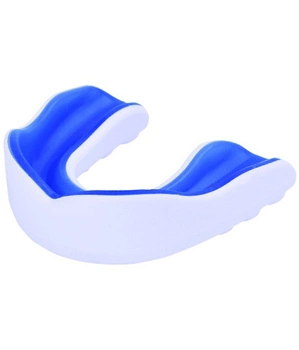 Żelowy ochraniacz na szczękę OCTAGON biało/niebieski