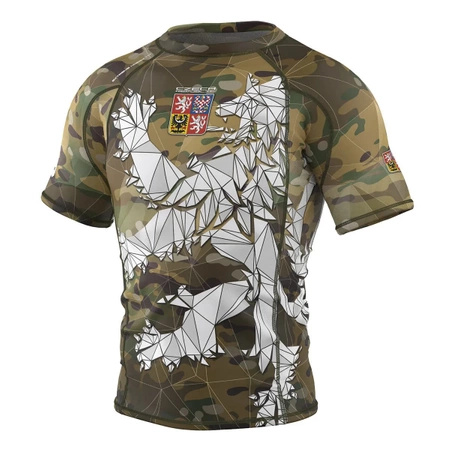 Short sleeve rashguard EXTREME HOBBY CZESKI LEW camo