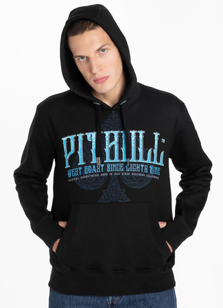 Bluza PIT BULL BLUE SKULL czarna kaptur