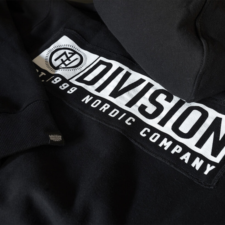 Bluza DOBERMANS DIVISION PATCH BC392 czarna prosta