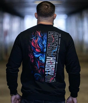 Bluza EXTREME HOBBY BLUE ONI czarna prosta