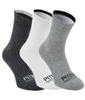 Długie skarpetki PIT BULL HIGH ANKLE THICK TNT biało/szaro/grafitowe grube - 3 pary