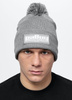 Czapka zimowa PIT BULL BUBBLE ONE TONE BOXING szara
