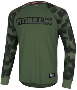 Longsleeve PIT BULL spandex HILLTOP 210 olive dillard