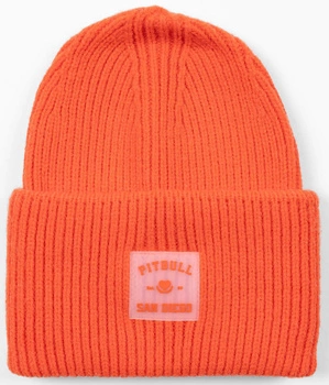 Czapka zimowa PIT BULL LOVE PB fluo orange