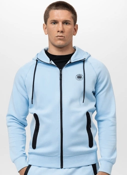 Bluza PIT BULL DOGWOOD błękitna (sky blue) rozpinana