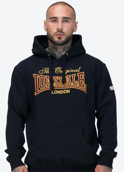Bluza LONSDALE PRESTOLEE czarna kaptur