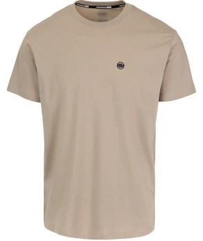 T-shirt PIT BULL ULTRA LIGHT Coolmax SCOTT ciemnobeżowy (dark sand)