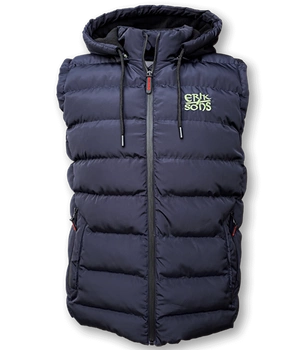 Bezrękawnik ERIK & SONS VARME granatowy