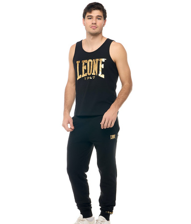 Tank-top treningowy LEONE NEW GOLD czarny