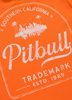 T-shirt PIT BULL ULTRA LIGHT SO.CAL pomarańczowy