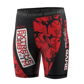 Spodenki Vale Tudo kids  EXTREME HOBBY RED WARRIOR czerwony