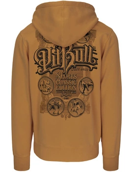 Bluza PIT BULL WASHED MULTISPORT honey yellow rozpinana