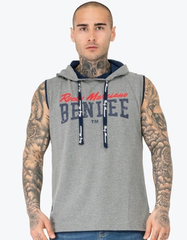 Bezrękawnik z kapturem BENLEE EPPERSON szary