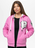 Damska bluza/kożuch PIT BULL SHERPA RUFFINA różowa (ice pink) rozpinana