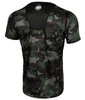 Rashguard PIT BULL MESH NET CAMO HILLTOP zielony krótki rękaw