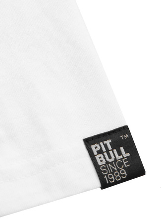 T-shirt PIT BULL SMALL LOGO 24 biały