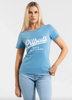 T-shirt damski PIT BULL Denim Washed ANGEL LOGO niebieski