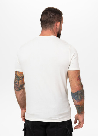 T-shirt PIT BULL SAN DIEGO CA SMALL LOGO off white