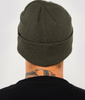 Czapka zimowa ALPHA INDUSTRIES 3D ciemnozielona (dark green) 168910 257