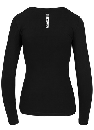 Damski Longsleeve PIT BULL Slim Fit USA CAL WMN czarny