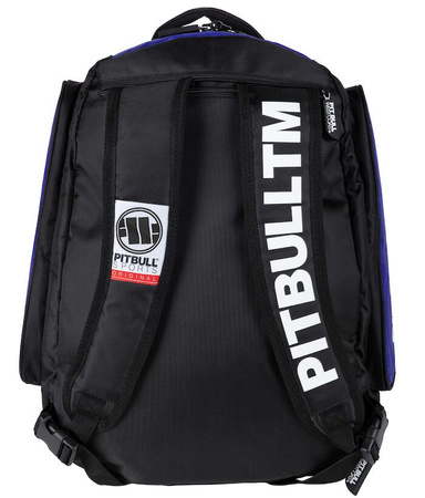 Średni plecak / torba PIT BULL LOGO niebieski
