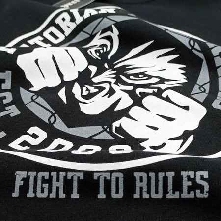 Bluza PRETORIAN FIGHT TO RULES prosta czarna