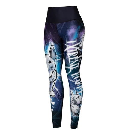 Legginsy sportowe damskie EXTREME HOBBY BULTERIER czarny