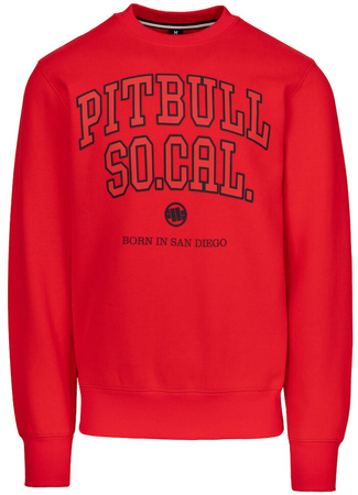 Bluza PIT BULL SO CAL fluo red prosta