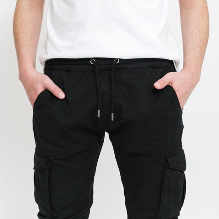 Spodnie ALPHA INDUSTRIES COTTON TWILL JOGGER czarne 116202 03