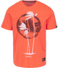 T-shirt PIT BULL PALMS łososiowy (bright salmon)