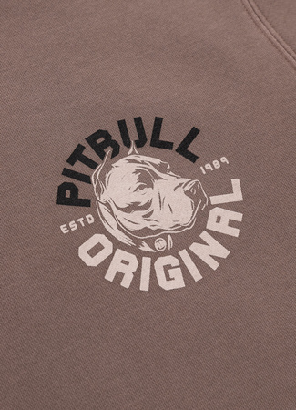 Bluza PIT BULL WASHED DOG SD washed burgundy kaptur