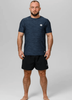 T-shirt PIT BULL SMALL LOGO CASUAL SPORT granatowy (navy melange)
