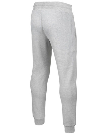 Spodnie sportowe PIT BULL FRENCH TERRY 220 SMALL LOGO szare