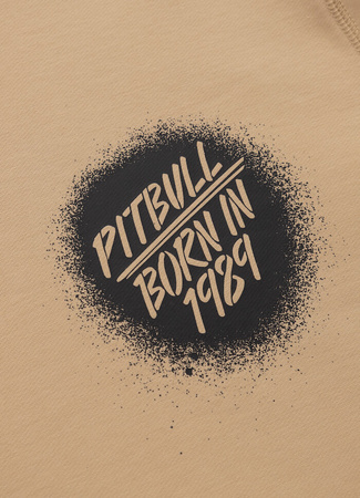 Bluza PIT BULL Tricot Terry GRAFFITTI pale sand prosta