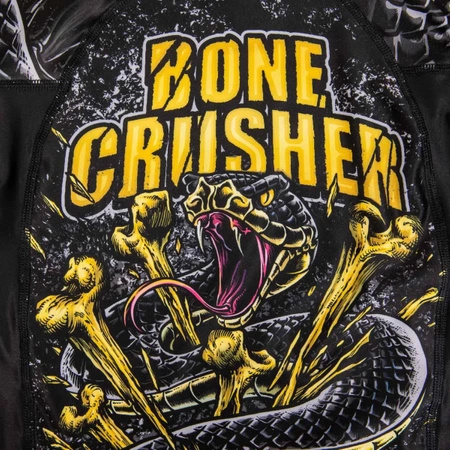 Short sleeve rashguard kids EXTREME HOBBY BONE CRUSHER czarny