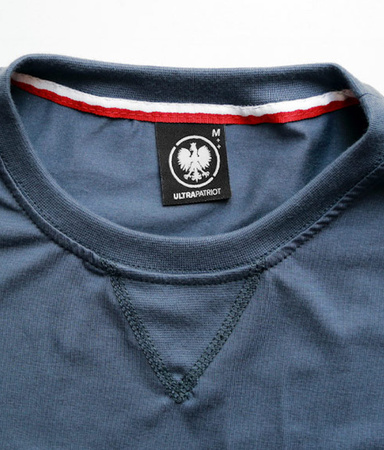 T-shirt ULTRAPATRIOT MODEL SN3 niebiesko/szary