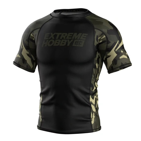 Short Sleeve Rashguard Męski Jungle Panther