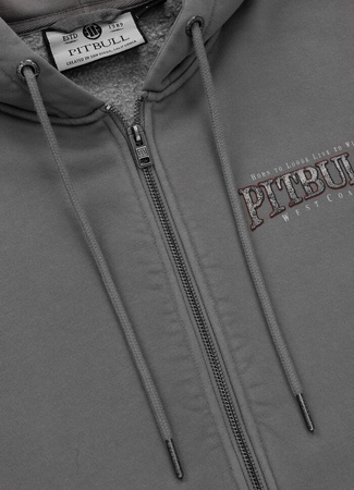 Bluza PIT BULL WASHED ACE OF SPADES washed grey rozpinana