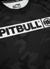 Rashguard PIT BULL NET CAMO HILLTOP 2 all black camo krótki rękaw