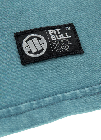 T-shirt PIT BULL Denim Washed OCEANSIDE błękitny