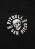 T-shirt PIT BULL Loose Fit SKULL LOGO czarny