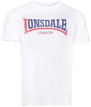 T-shirt LONSDALE TWO TONE biały