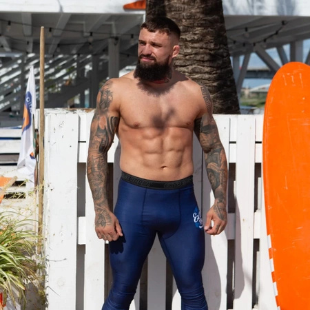 Legginsy Sportowe Męskie Badge